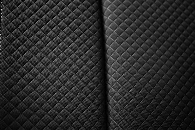 Car Seat Closeup BW